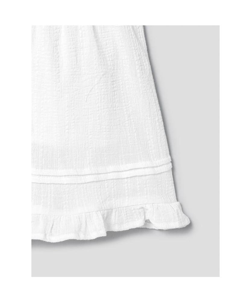8SECONDS Pintuck Mini Skirt White