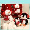 Penguin Plush Toy Christmas Gift For Kids Soft Stuffed Animal For Winter Fun