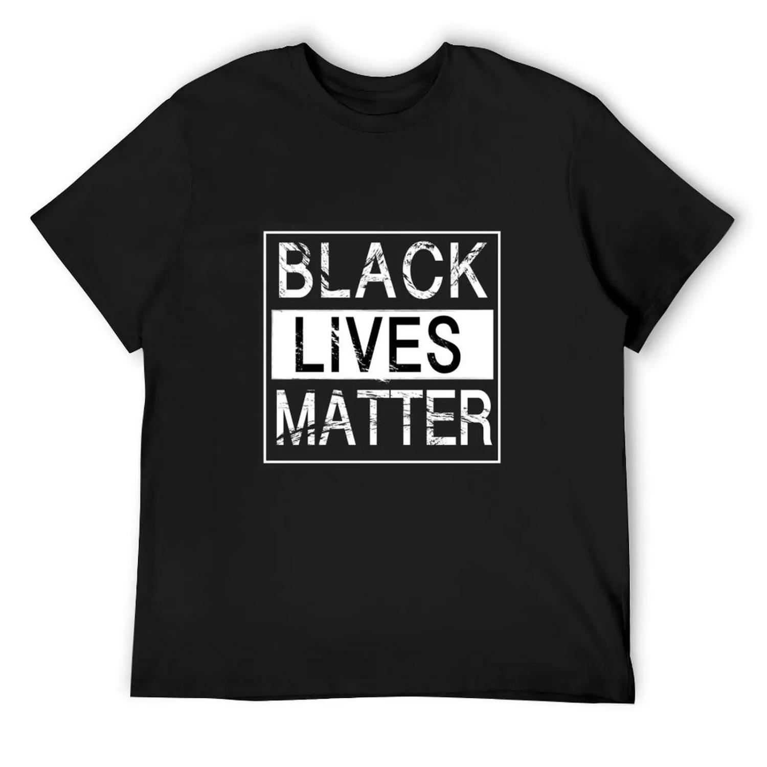 

Футболка BLM - Коллекция Black Lives Matter - Футболка Равенство больших размеров аниме фигурки уличная одежда футболки для мужчин набор S чёрный