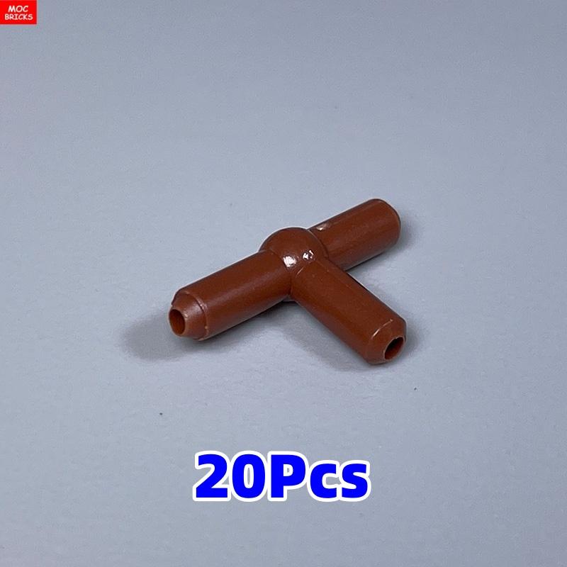 

20pcs DIY Build Bricks Particles 4697 T Bar Connect Part Space Station Scene Learning Toy Constructing Pieces Figure Kids Gifts