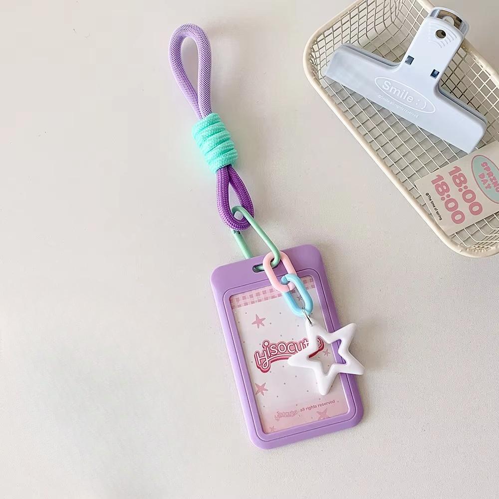 Candy Color Slide Cover 3-inch Card Holder Student Campus Bus Card Cover 3-inch Kpop Idol Photocard Holder Id Credit Card Holder