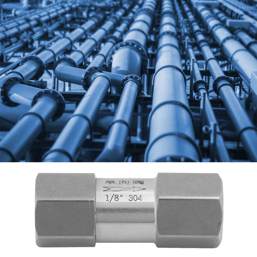 304 Stainless Steel Hex Split Check Valve High Temperature&Pressure Endurance(1 8in BSPP)