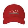 Surf California Beach Wave Graphic Baseball Cap Unisex Casual Cotton Adjustable Visor