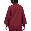 Jordan Relaxed Fleece Crew Neck Sweatshirt Women Tops Cherry-Red DQ4600-645