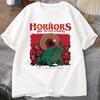 Horror Nie Endend Frosch T-Shirt Alberner Frosch Horror T-Shirt Lustige Meme Grafik T-Shirts Vintage Kurzarm T-Shirts Oberteil