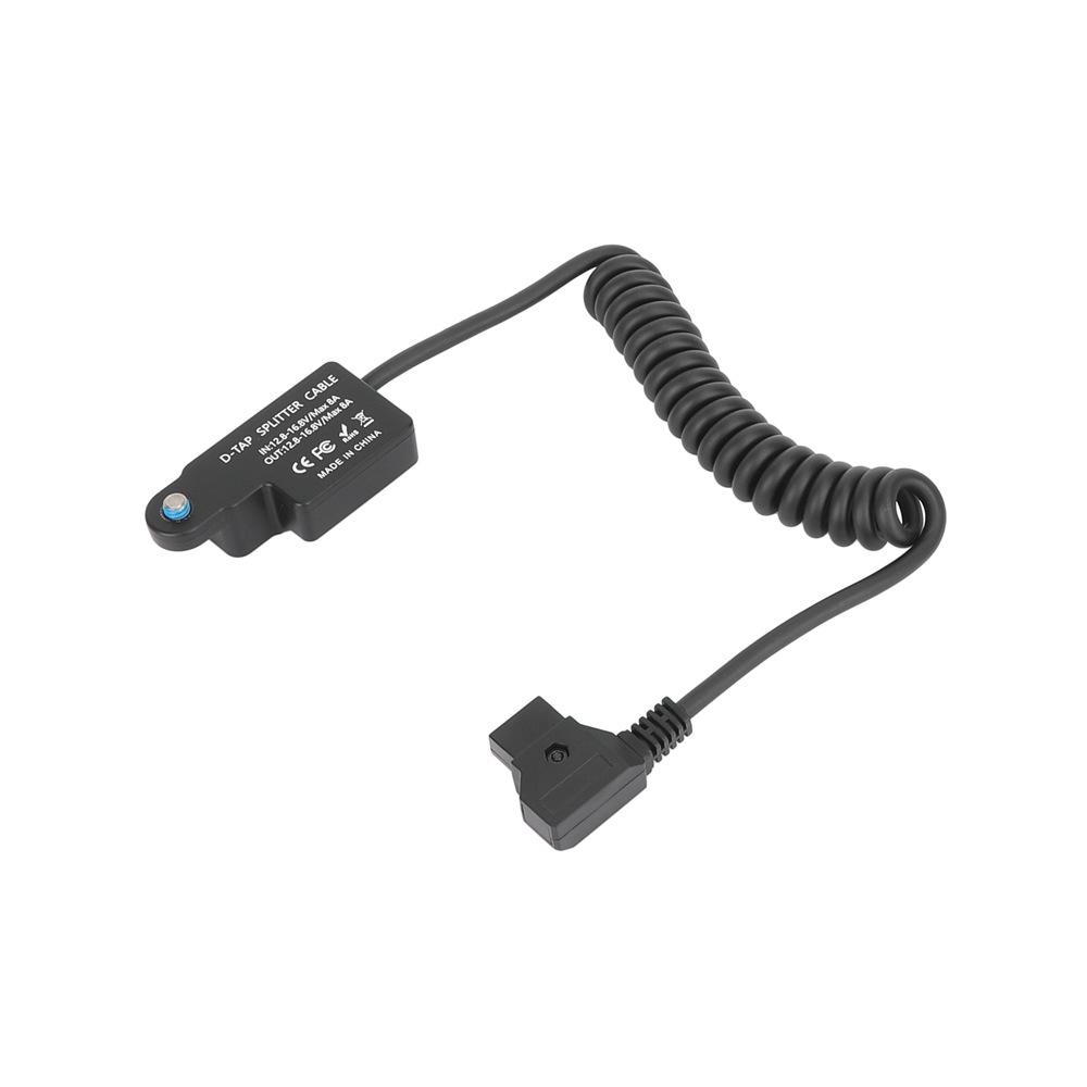 D-TAP One-to-Three Power Cable with Digital Display, B-Type Anton V-Mount Camera Battery Power Converter Cable