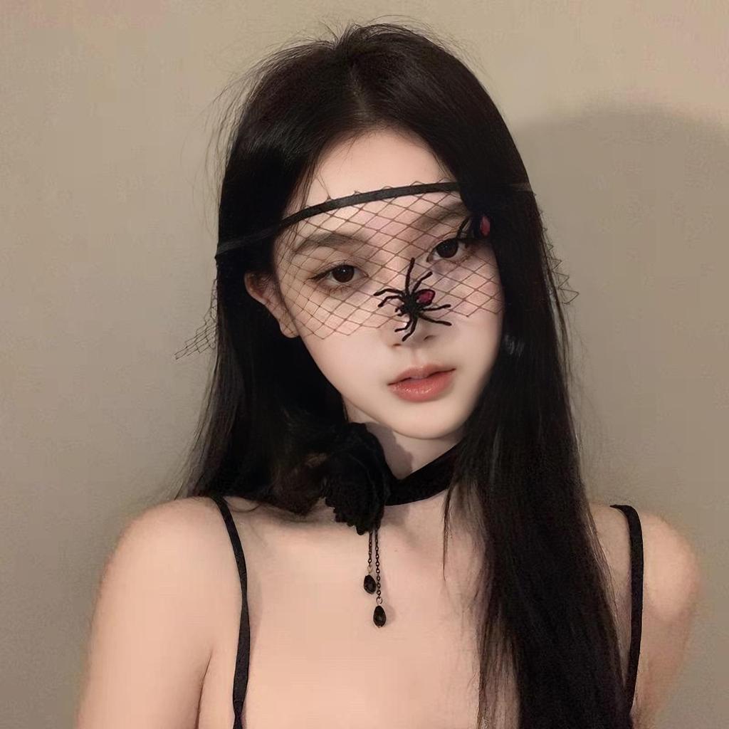 Schwarze florale Maskerade Halbgesichts-Augenmaske für die Nachtparty