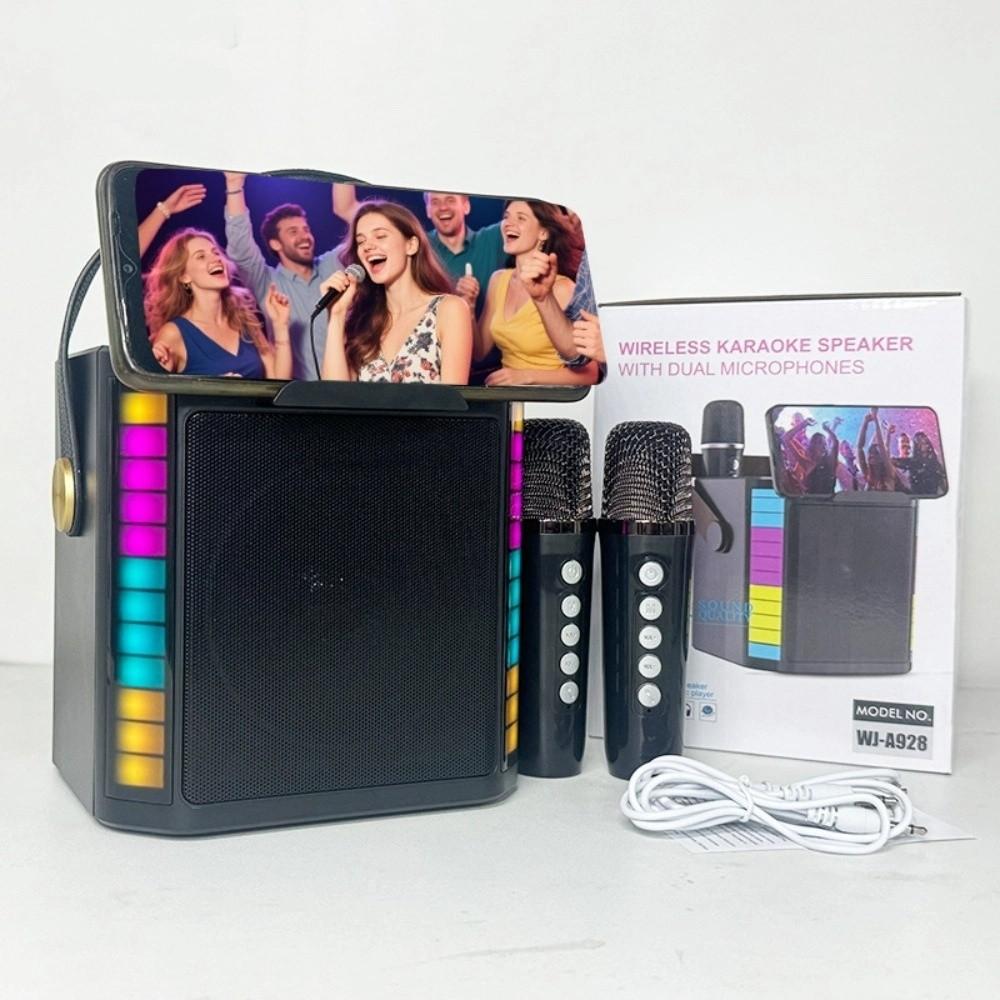 

Home Theatre Sound Box 3D Stereo Karaoke Machine Portable Wireless Bluetooth Speakers чёрный