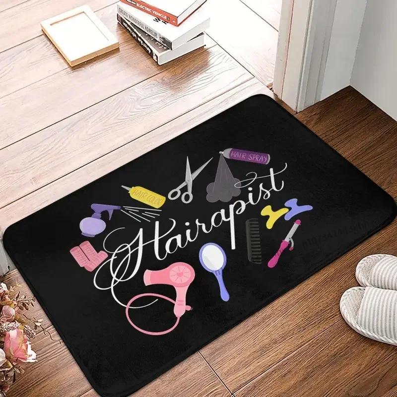 Zerbino d'ingresso con cartello da barbiere, decorazione antiscivolo, tappetini di benvenuto per la casa, cucina, bagno, tappetini da balcone lavabili