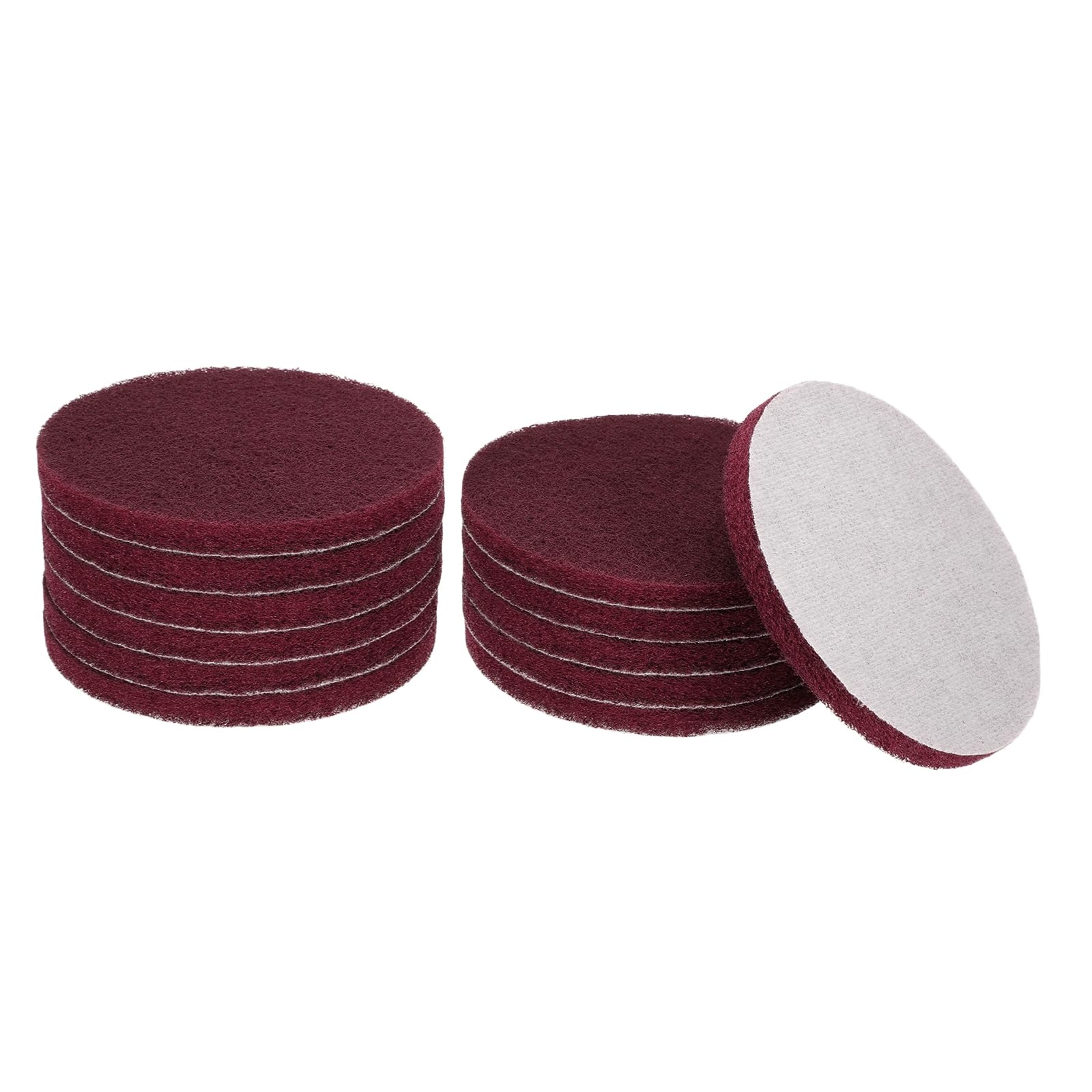 

uxcell 20 шт. Губки для чистки 500 грит Насадка-щетка для дрели с липучкой Диски для обработки поверхности Диски для шлифовки дрелью Чистящие губки для дома