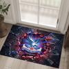 Crystal Palace Football Design Crystal Velvet Carpet Cozy Non?Slip Printed Rug For Bedroom Living Room Entrance