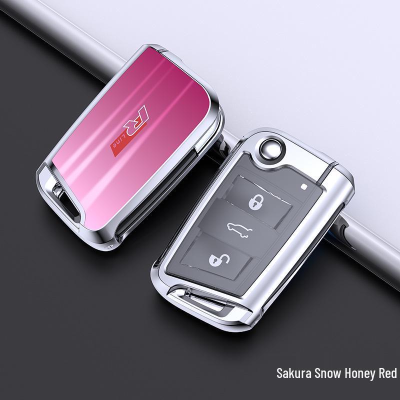 

Premium Key Case for Volkswagen: Fits New Sagitar, Lavida, Bora, Taoyue, Tayue, Santana - Unisex Design