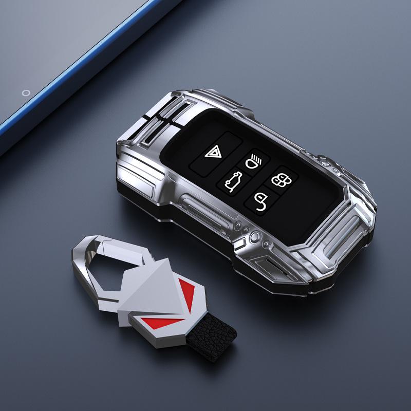 Compatible with 2021 Range Rover Evoque/Jaguar Key Case: Discovery 5, Velar, Sport Version - Car Star Pulse Key Bag