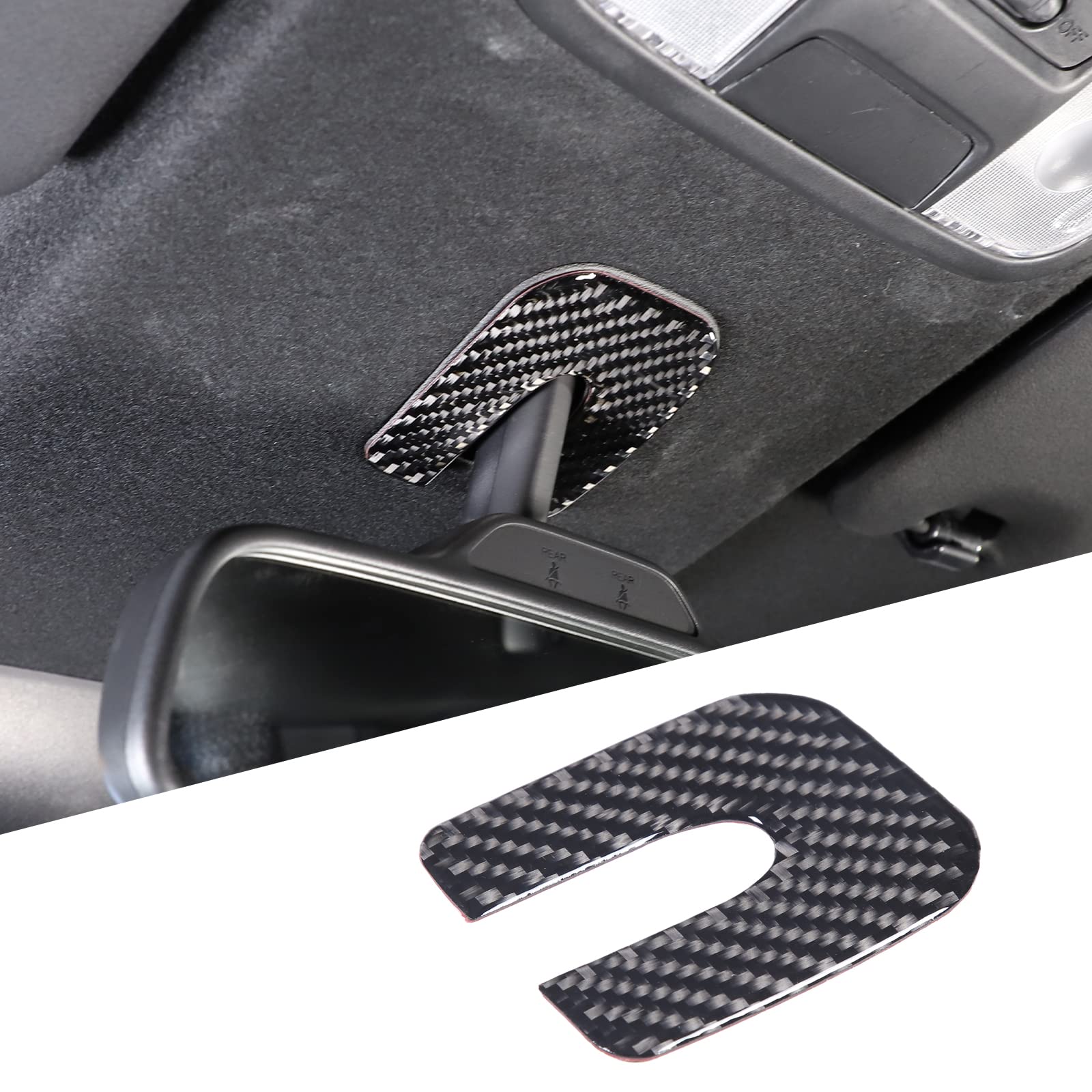 

Sauicemy Car Rearview Mirror Base Panel for Honda Rearview Mirror Base Piece Interior Panel Protective Car Decorative Interior Car Design Fiber N-BOX