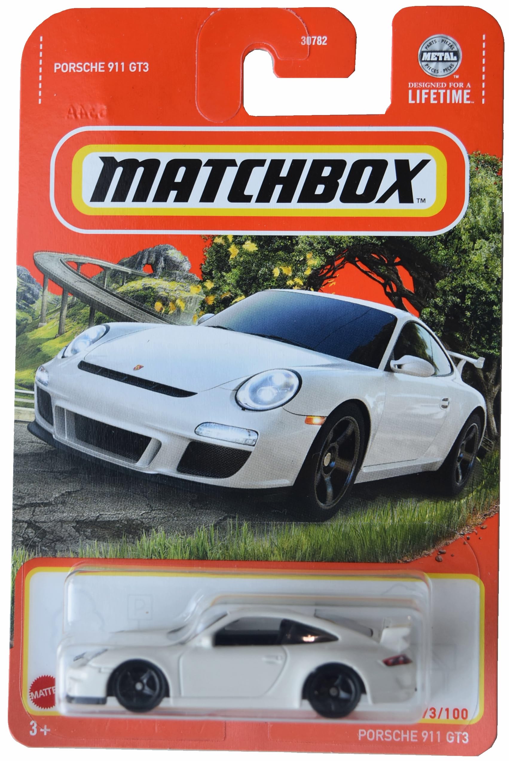 

Matchbox Porsche 911 GT3 White 73/100