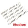 50pcs/lot 50mm 70mm 5x4mm Necklace Extension Chain Bulk Bracelet Extended Chains Tail Extender For DIY Jewelry Making Findings