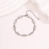 European and American Light Luxury Niche Bracelets for Women Do Not Fade Retro Pandora High-value Diamond-encrusted Cuban Bracelets