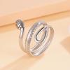 Personalized Stainless Steel Retro Snake Ring - Punk Boyfriend Style