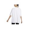 Nike Solid Color Short Sleeve Crew Neck T-Shirt Women Tops White DX7911-100