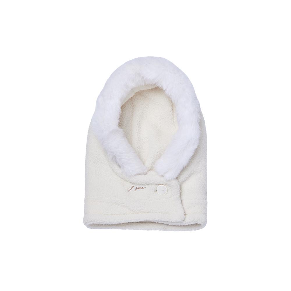 J.JANE Fur Fleece Balaclava (Ivory)