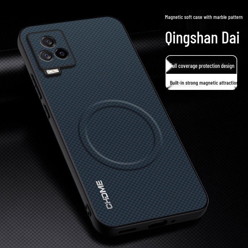

iQOO7 Full Coverage Anti-Drop Phone Case with Magnetic Buckle and Stylish Texture iQOO7
