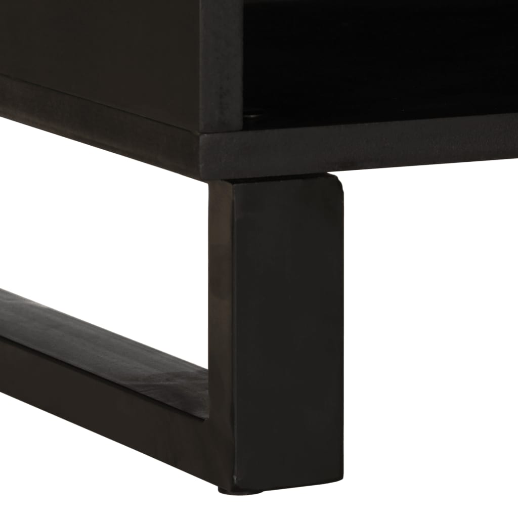 TV Stand 100 X 34 X 46 Cm Solid Acacia Wood