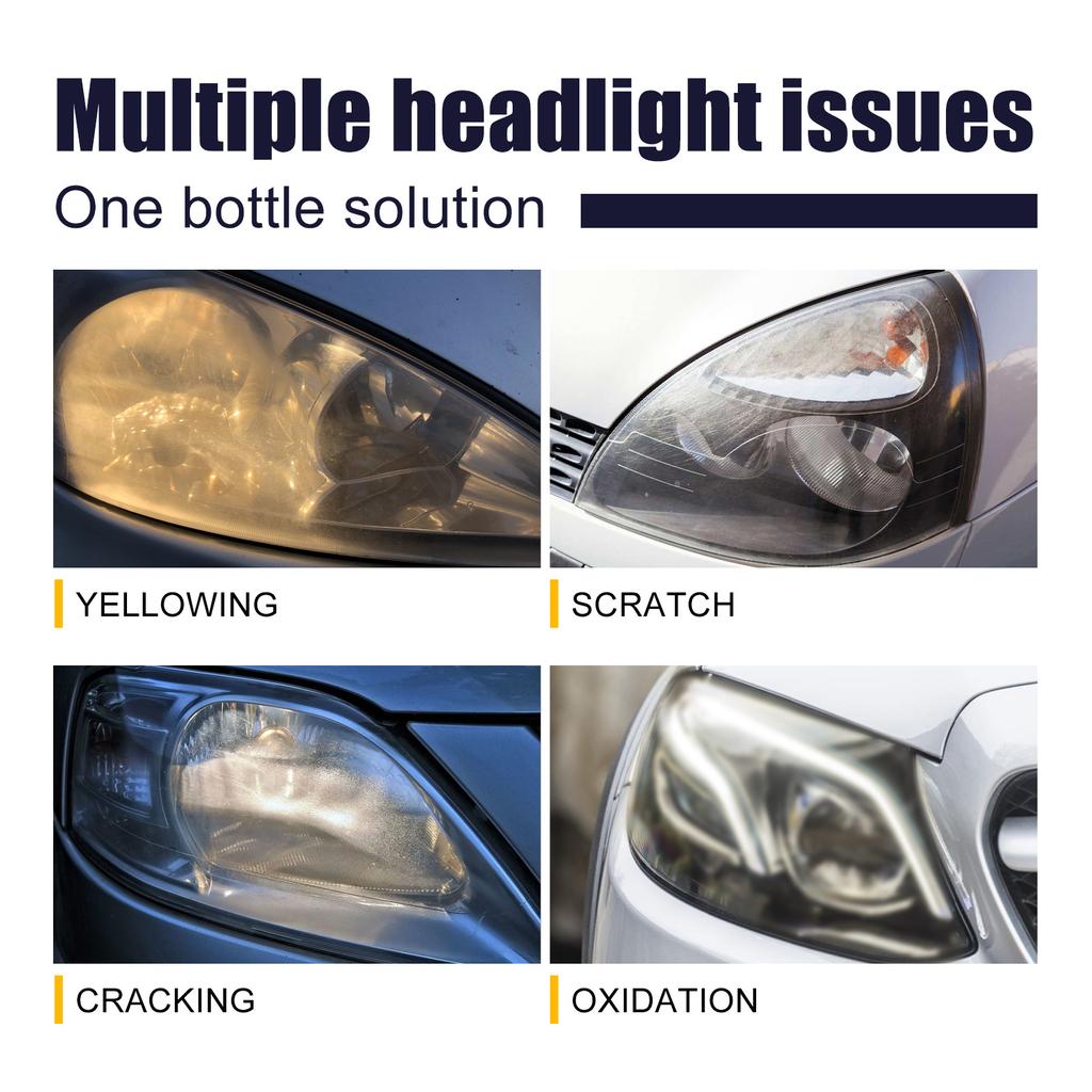 Rayhong Autoscheinwerfer-Reparaturlösung, Scheinwerfer-Lampenschirm-Reparatur, Kratzer, Vergilbung, Reinigung, Polieren, Aufarbeitung, Beschichtungsmittel