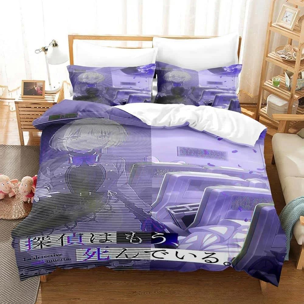 New Anime The Detective Is Already Dead Bedding Set Single Twin Full Queen King Size Bed Set Adult Kid Bedroom Duvet Cover Sets