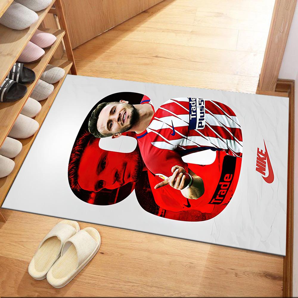 Atletico Madrid Area Rug Perfect For Hallway Balcony Study Room Living Rooms Antislip Rug Anime Office Decor Spiritual Gift