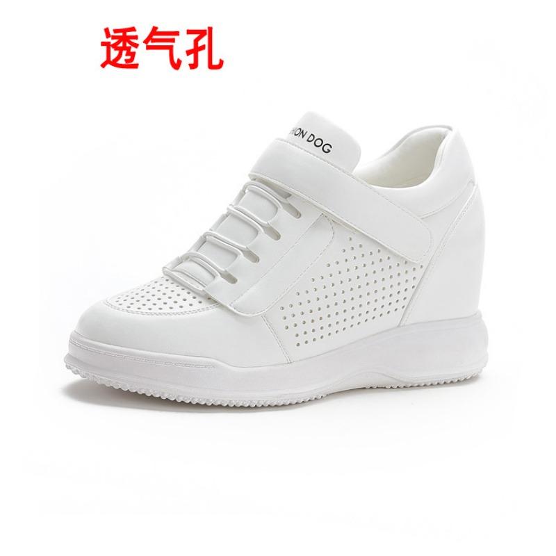 Autumn women's shoes new flat heel casual schoolgirl shoes Velcro single shoes
