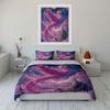 Fantasy Phoenix Art Decor Set Bedding Set With 1 Duvet Cover 2 Pillowcases Single Double King Queen, Gift