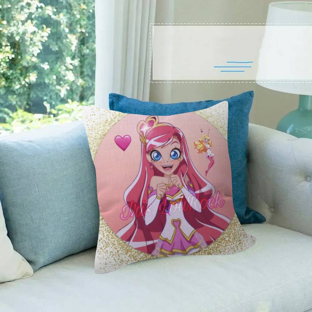 LoliRock Cartoon Anime  Maple Design Cushion Cover Happy Autumn Harvest decor Holiday Decorati Pillow Cover