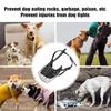 Dog Mouth Guard Adjustable Metal Basket For Biting Chewing Dog Mouth Mesh Muzzles For Large Breed Dogs Dog Muzzle For Small