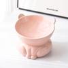 Cute Pet High Foot Bowl Creative Pet Drinking Feeder Multi-use Cat Bowl  Water Container