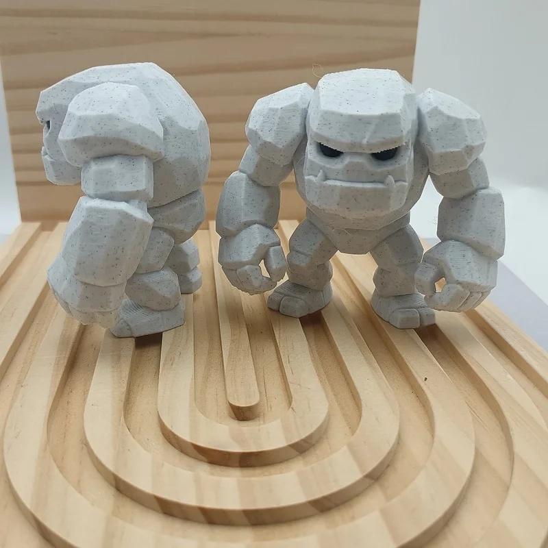 Strong and Powerful Stone Statues, 3D Printed Plastic Ornaments, Indoor and Outdoor Decorations for Halloween and Christmas