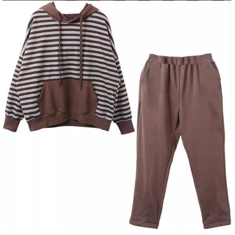 Suit Spring and Autumn Fashion Plus Size Loose and Thin Belly Covering Suit Female Trend