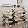 Foldable Multi-Layer Shoe Rack - No-Installation, High-Quality Storage Cabinet for Home Doorways