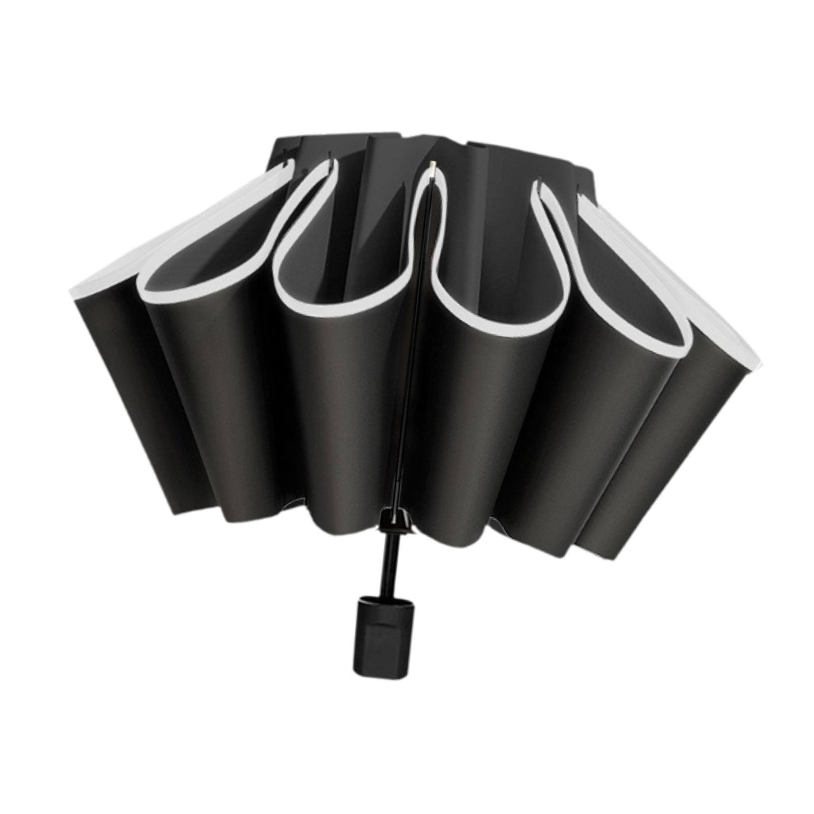 Pocket Umbrella Travel Umbrella Windproof Sun Protection Umbrella чёрный