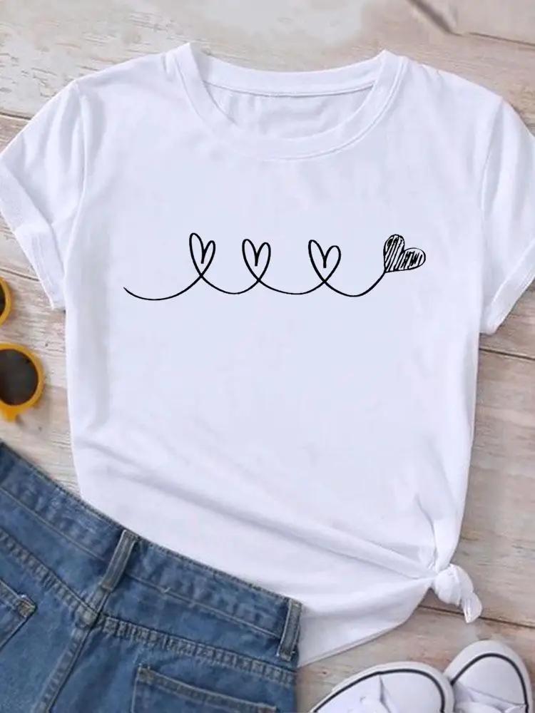 Graphic T Shirt Sunflower Butterfly Cute Summer Casual Clothing Short Sleeve Women Print Fashion Clothes Tee Tshirt Female Top