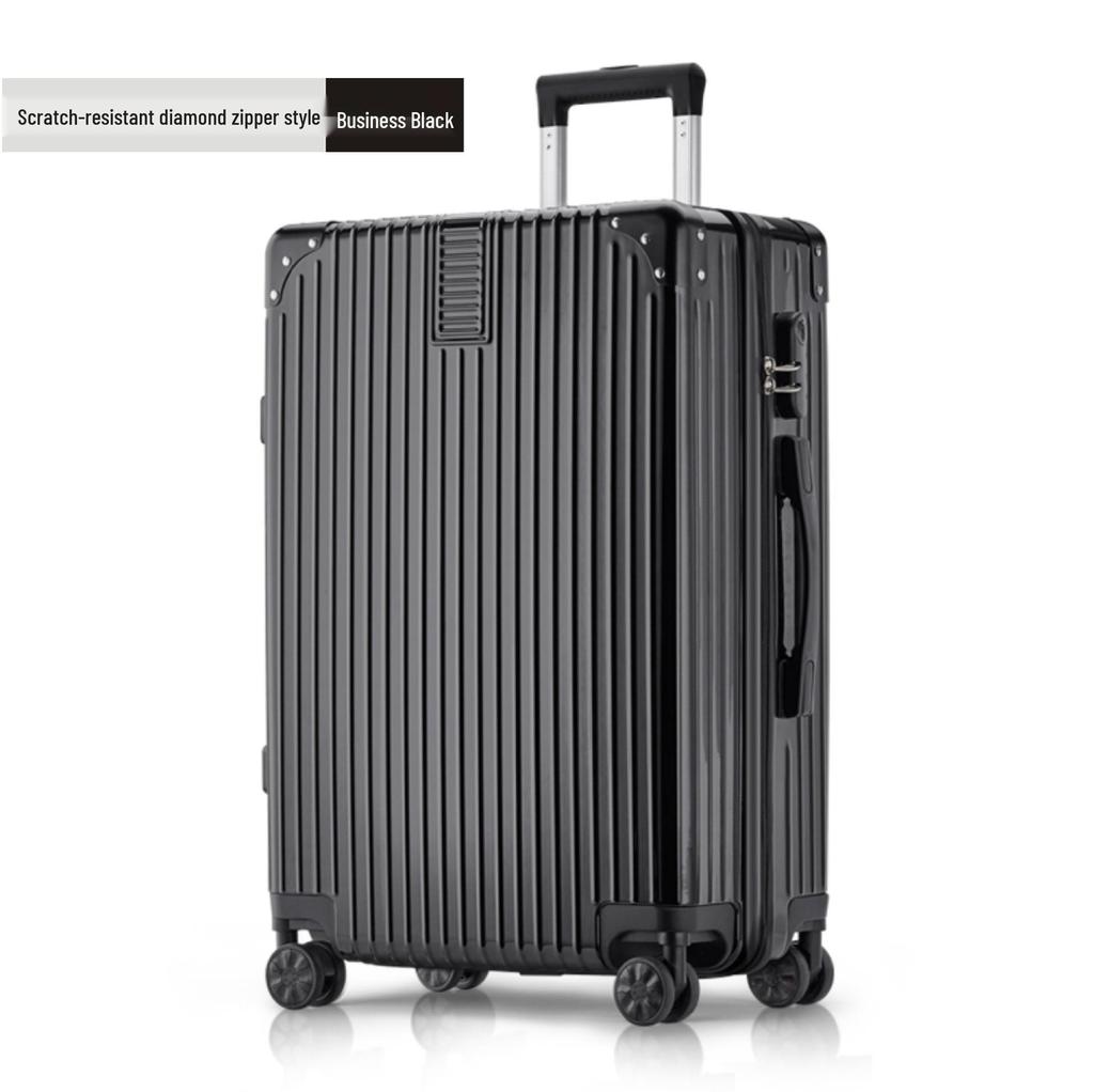 Aluminum Frame Luggage with Universal Wheels: 20", 24", 26" & 28" Carry-On Options for Students & Travelers