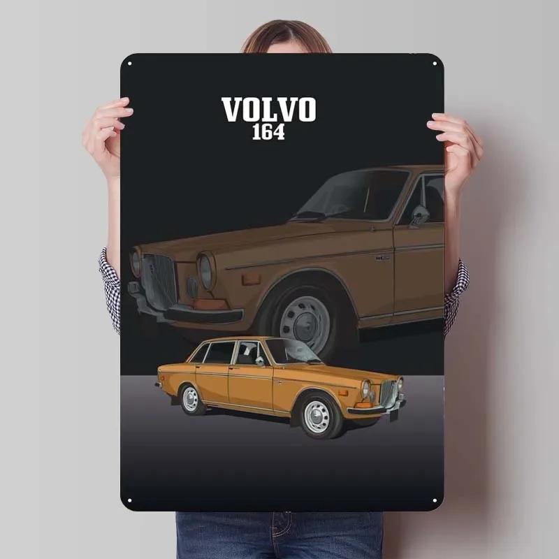 

Volvo Metal Sign Cars Poster Vintage Home Decor Items Retro Tinplate Sign Plaque for Garage Wall Art Decoration Coffee Bar Room 7.9x11.8In(20x30cm)