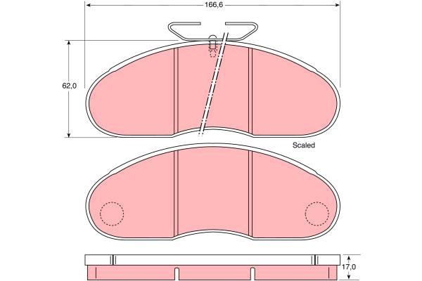Trw Brake Pads Gdb948 Rozmiar 001