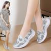 Summer Women Casual Nurse Plus Size Flats Loafers Soft Beach Walking Sports Shoes Lightweight Slip On