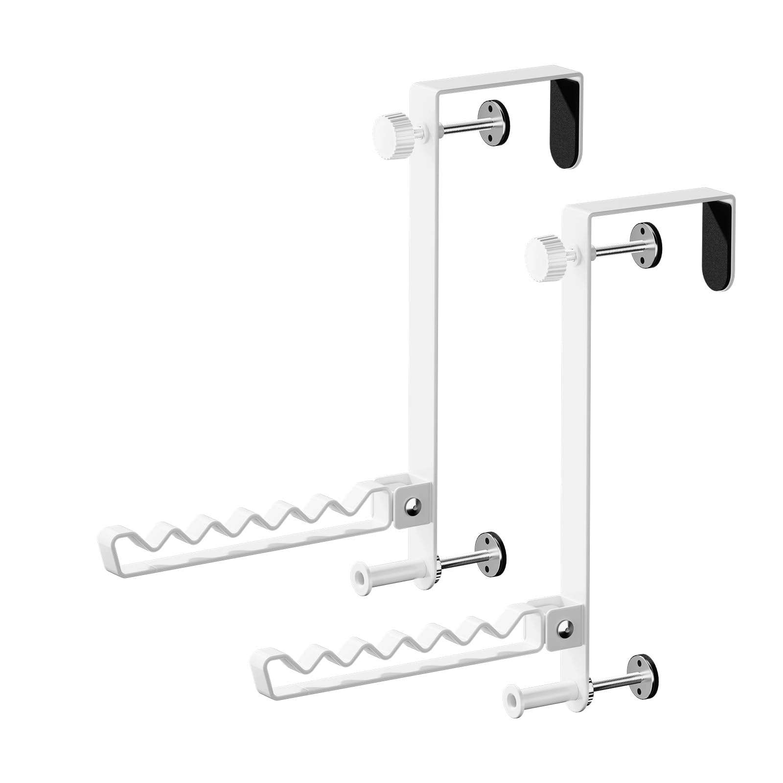 

GAGUIUP Foldable Door Clothes Slim Hanger, Rack, Scratch-Resistant, Space-Saving, Design, Breathable, Door-Mounted Storage. белый