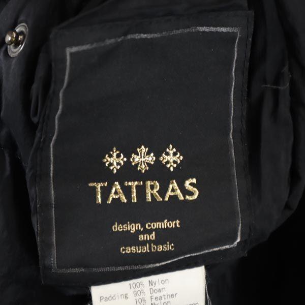 TATRAS Down jacket 2 Black series logo Women Used