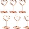Elegant Mini Card Holder: Desktop Number, Photo Clip, Wedding Decoration