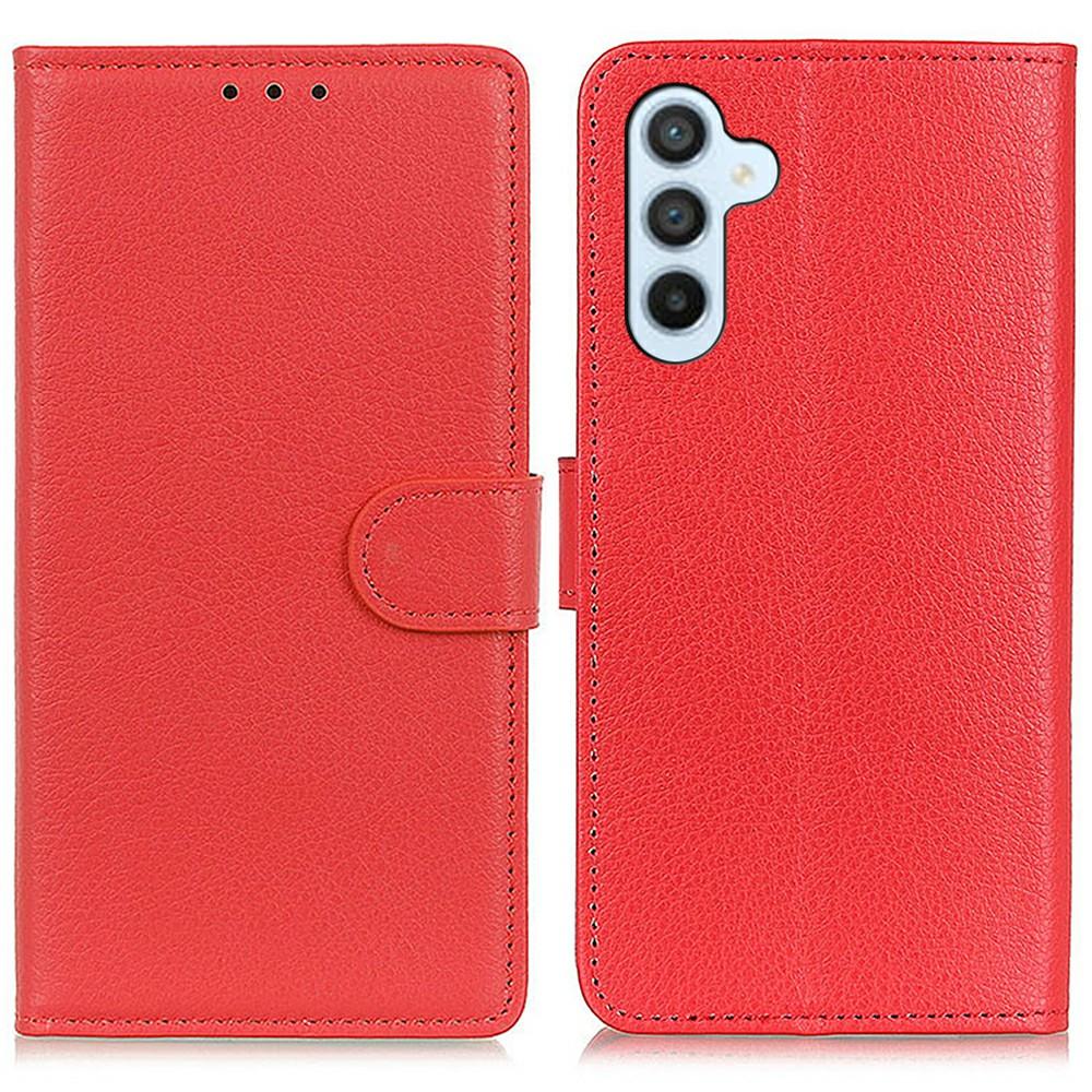 For Samsung Galaxy A26 5G Wallet Case PU Leather Phone Cover Litchi Texture