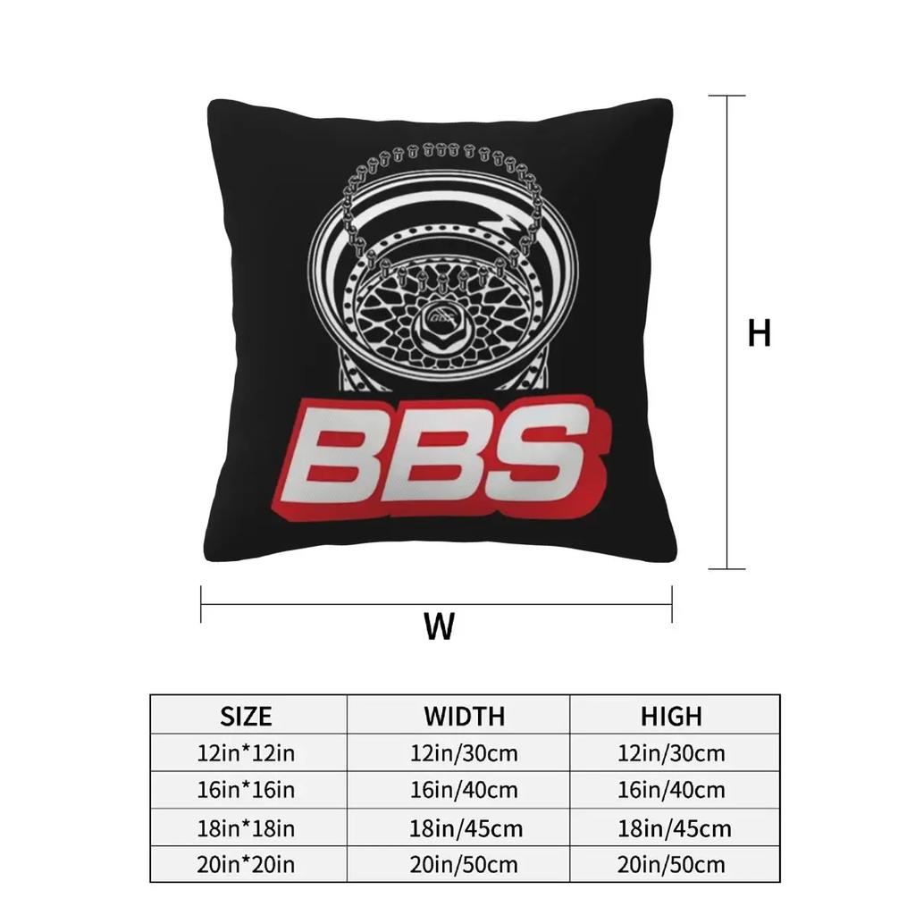 Bbs Wheel Hubhallway 10 2 Pcs Square Pillowcase Pillow Cover Cushion Decor Comfort Throw Pillow For Home Car
