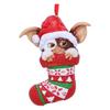 Nemesis Now Gremlins Gizmo Hanging Festive Ornament 12cm Red Stocking