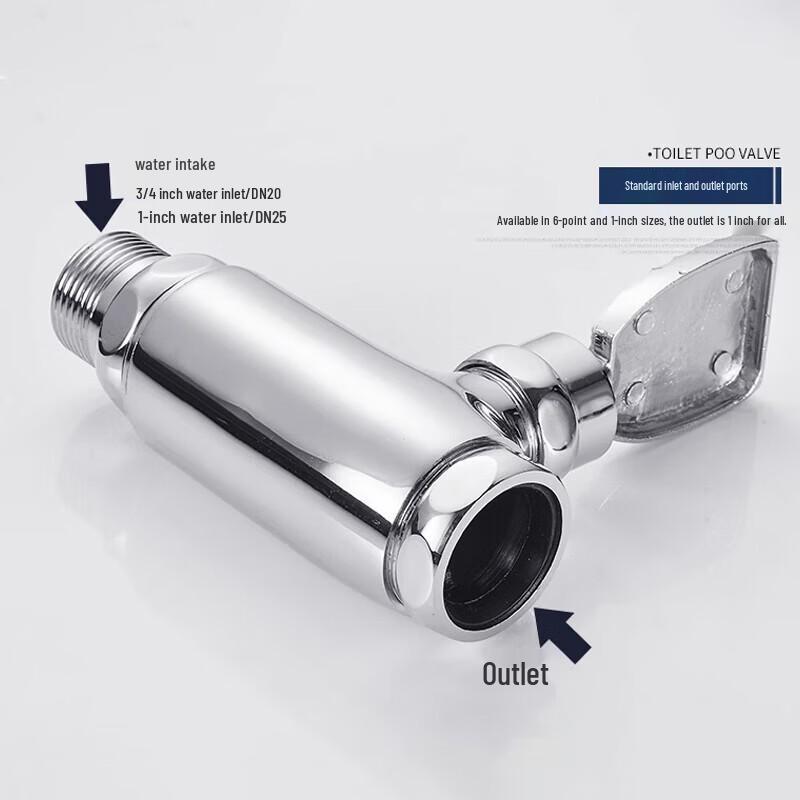 GUAIKEAI LT334 Vertical Foot Pedal Flush Valve